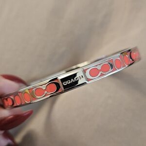 Coach signature bangle bracelet